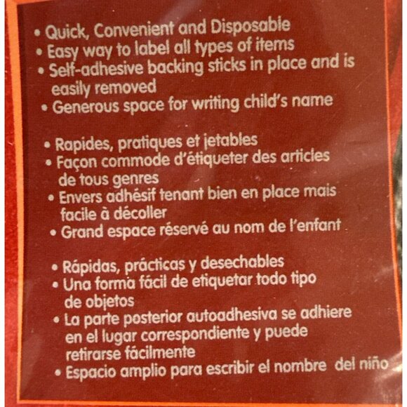 Neat Solutions Tidy Topper 2012 Disney/Pixar Cars Name Tag Stickers 18 Count HTF - Picture 4 of 6